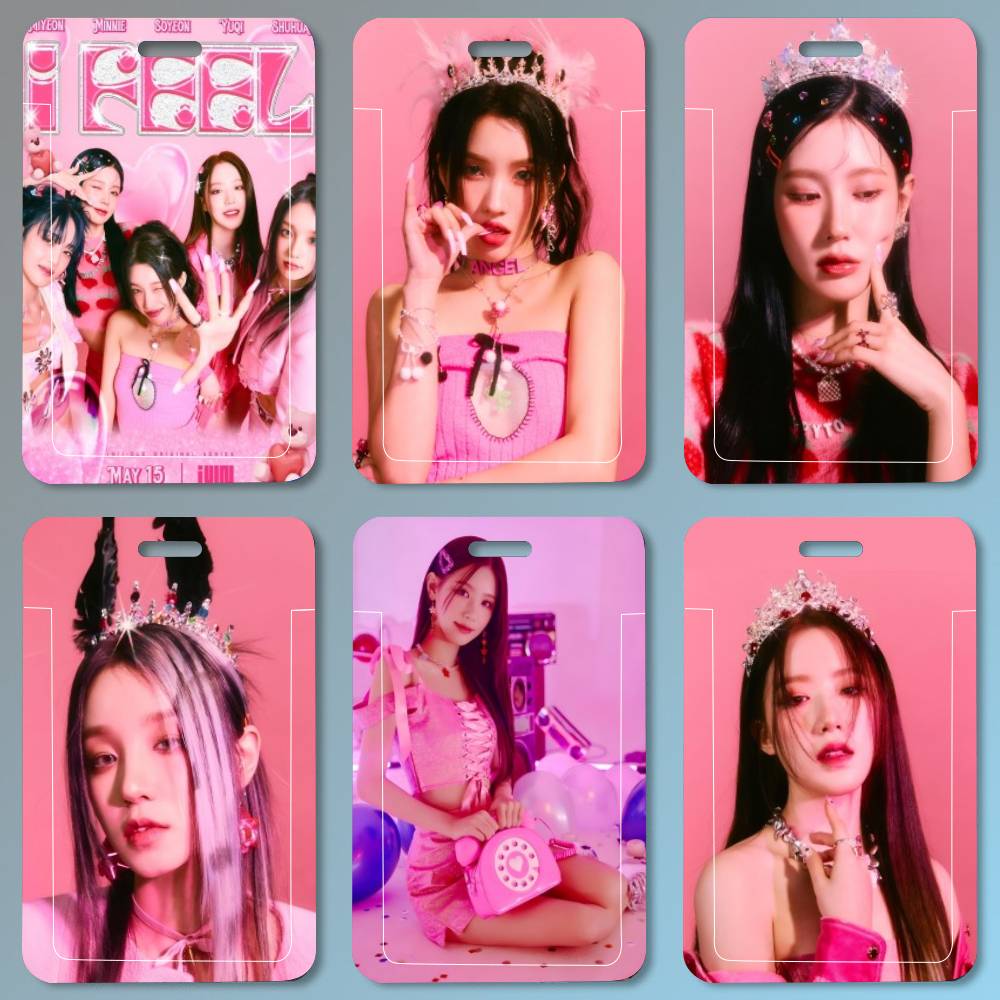 Leather Work For Kids - Kpop GIDLE (G)I-DLE Girls ID Card