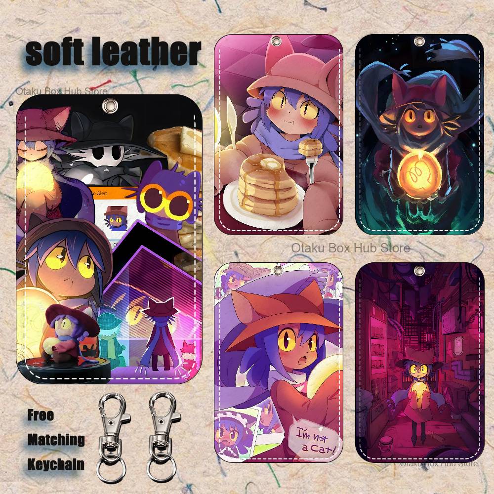 Leather Works - Anime N-Niko O-OneshotS Holder Keychain For