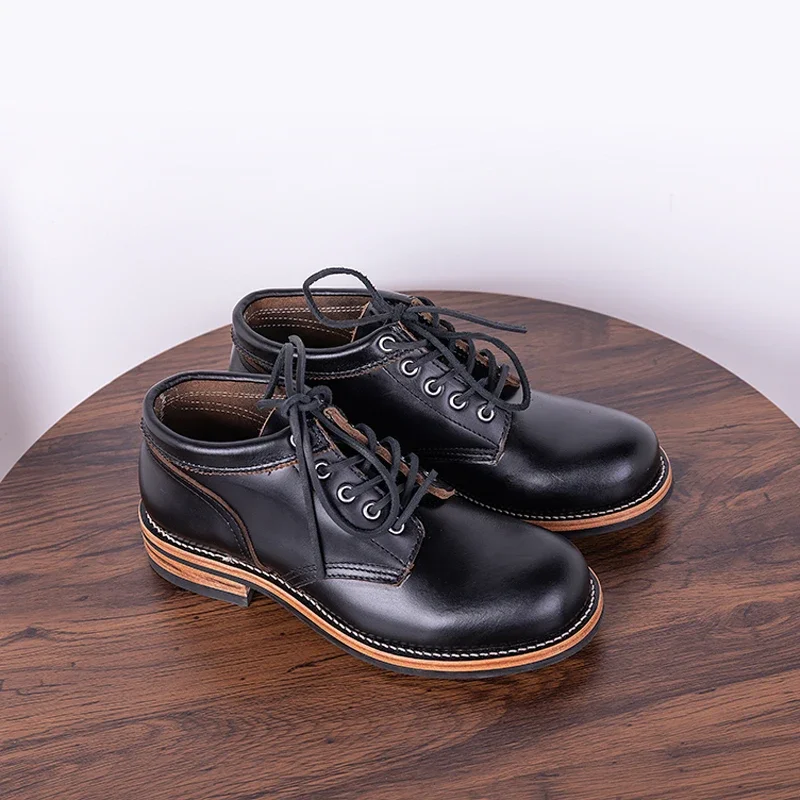Youtube Leatherwork - Black Tea Core Cowhide Goodyear Work