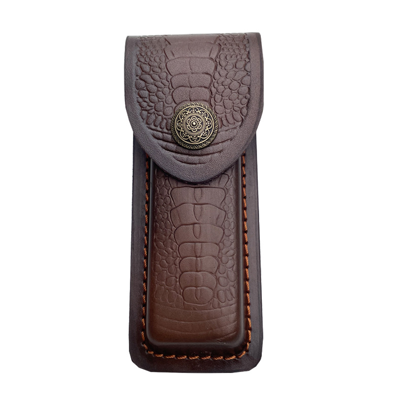 Leatherwork Awl - 15 CM Foling Knife Holder Embossed