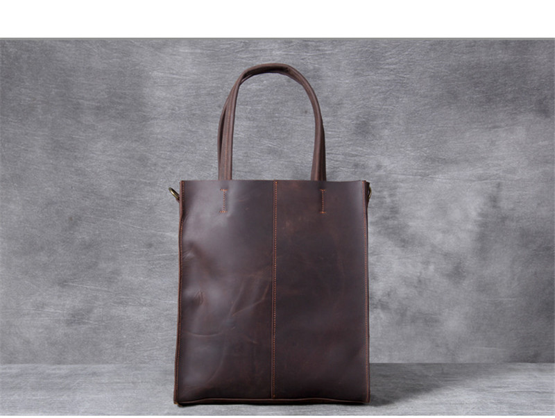 Vintage genuine leather men ha - Leather Work Bag Laptop review and price