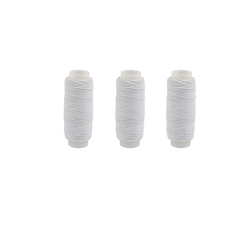 20m Black White  Elastic Threa - Waxed Thread Linen review and price