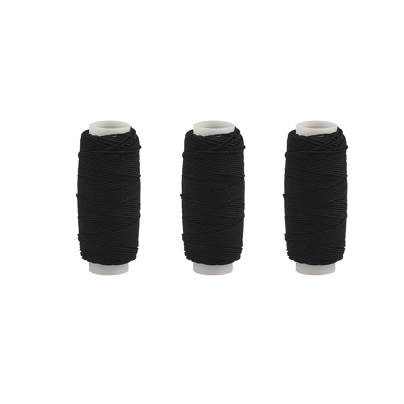 20m Black White  Elastic Threa - Waxed Thread Linen review and price