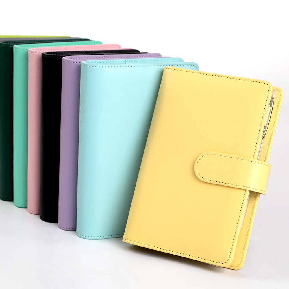 A6 Macaron PU Leather Binder N - Leather Work Diary review and price