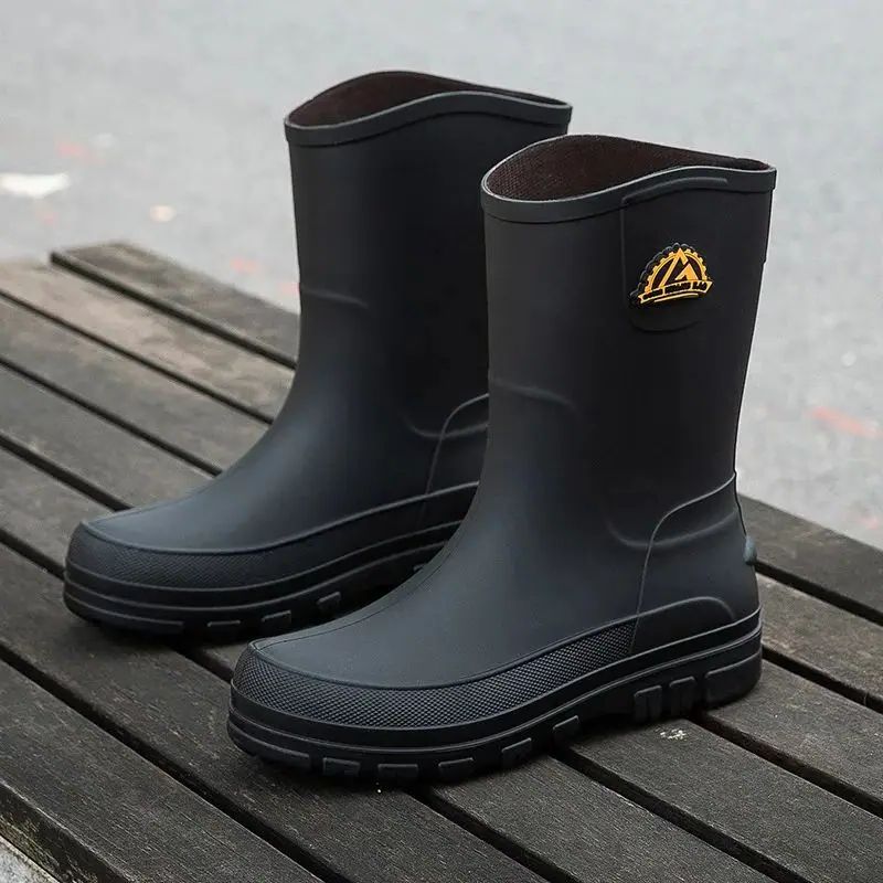 New Fashion Men Rain Boots Pla - Youtube Leatherwork review and price