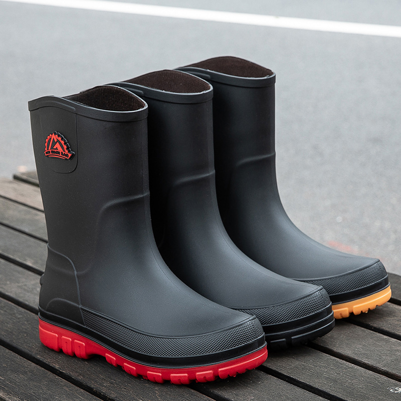New Fashion Men Rain Boots Pla - Youtube Leatherwork review and price