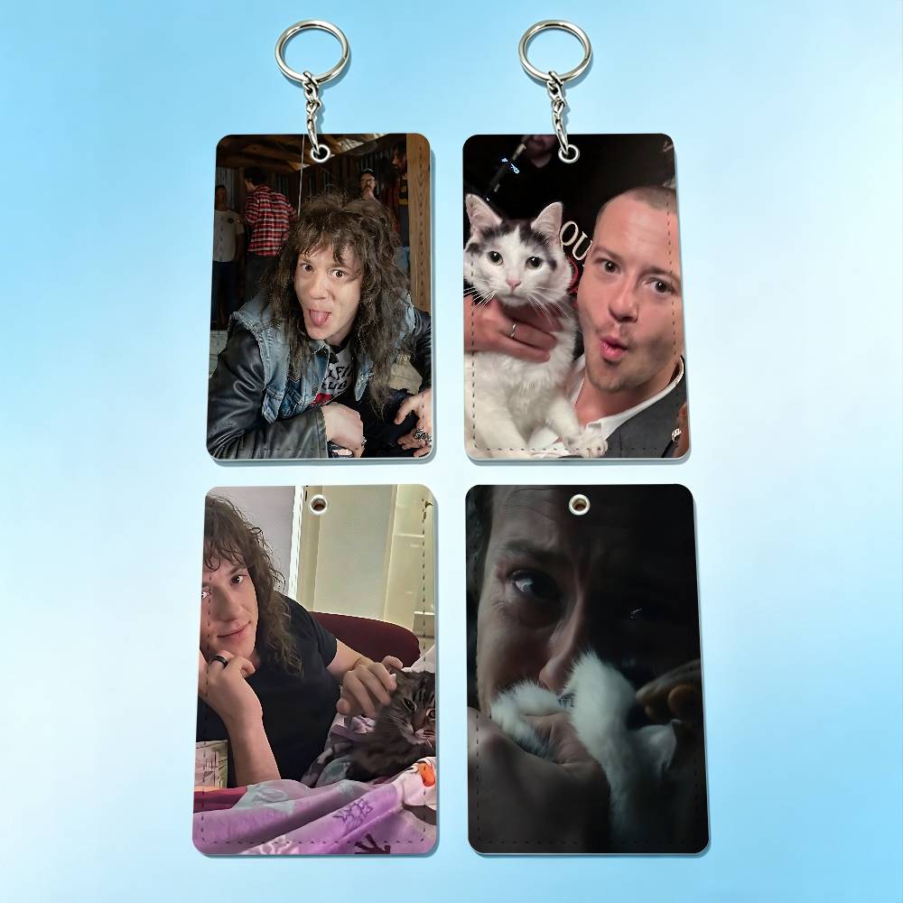 actor J-Joseph Quinn Cat Badge - Leather Works review and price
