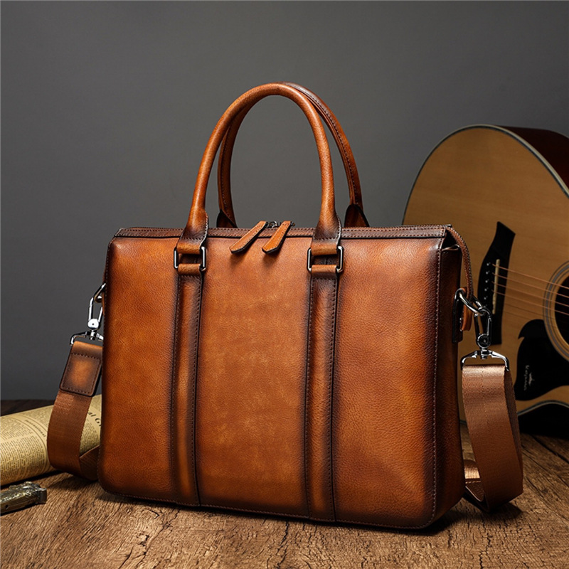 YETTIES Business Top Grain Lea - Leather Work Bag Laptop review and price