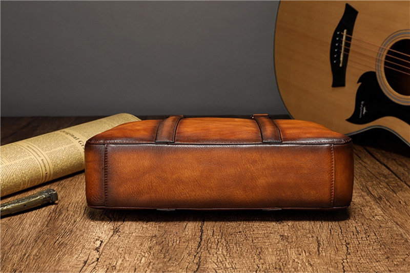 YETTIES Business Top Grain Lea - Leather Work Bag Laptop review and price