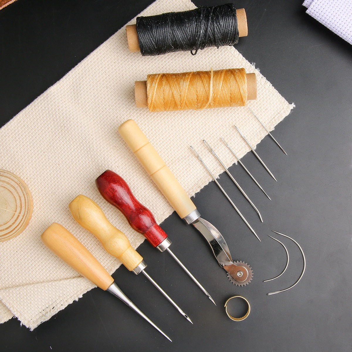 13 Pcs Leather Sewing Set Hand - Leatherwork Awl review and price