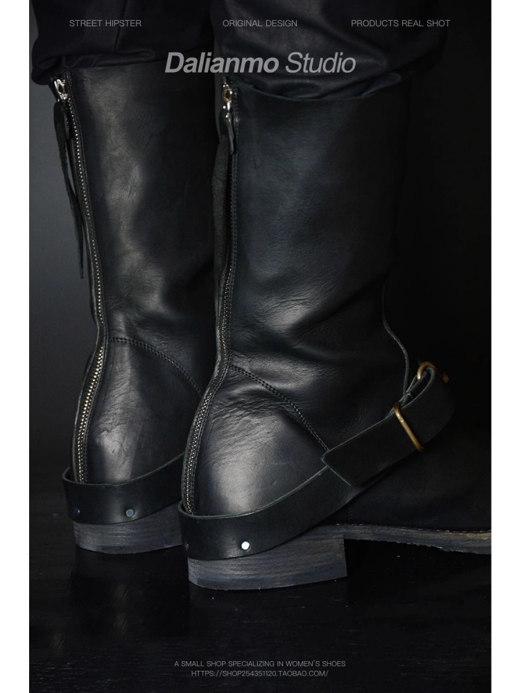 Black Cool Short Boots for Men - Youtube Leatherwork review and price