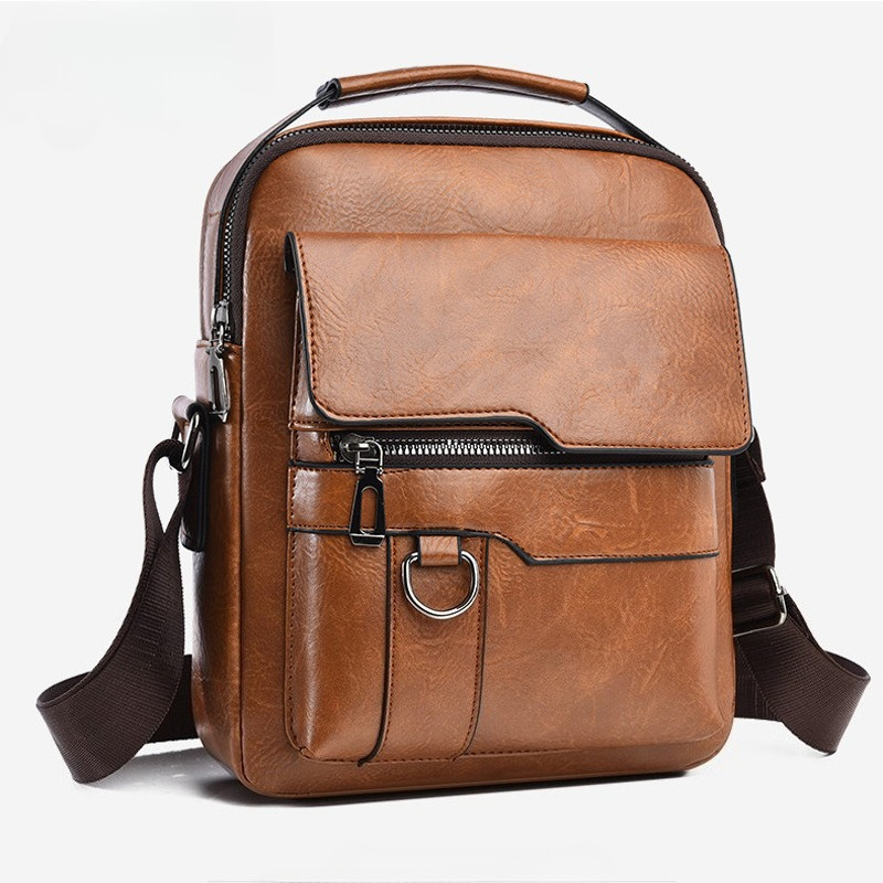 Hot Fashion Korean Style Men C - Leather Work Bag Laptop review and price