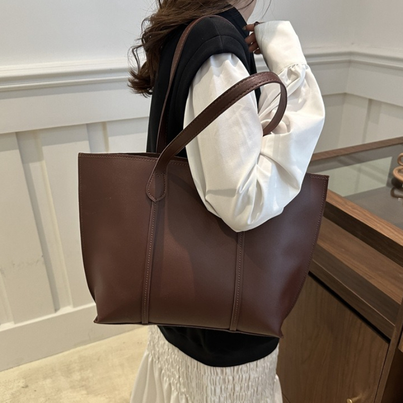 Retro Faux Leather Shoulder Ba - Leather Work Bag Laptop review and price