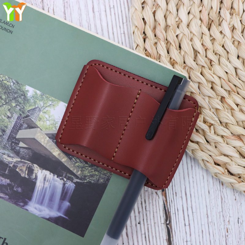 Portable PU Leather Pen Holder - Leather Work Diary review and price