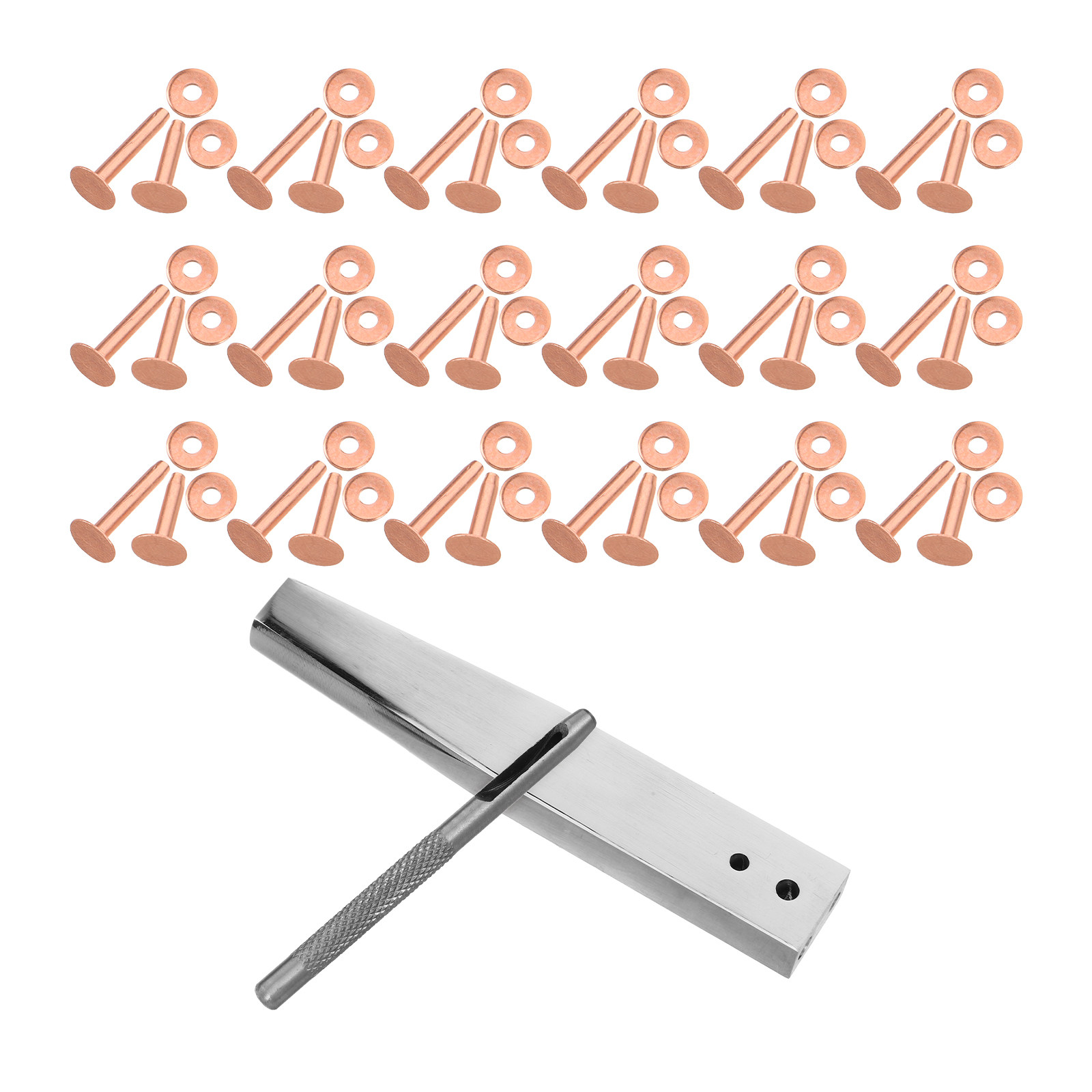 1Set Copper Rivet Setter Tool  - Leatherwork Rivet Setter review and price