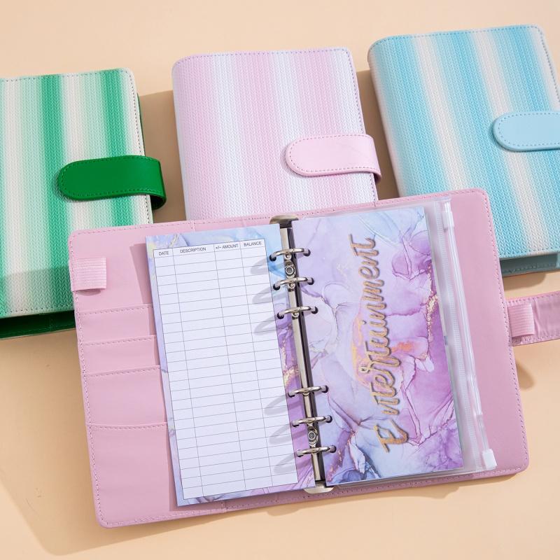 A6 PU Leather Budget Binder No - Leather Work Diary review and price
