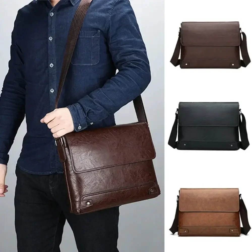 Briefcase For Men PU Leather T - Leather Work Bag Laptop review and price