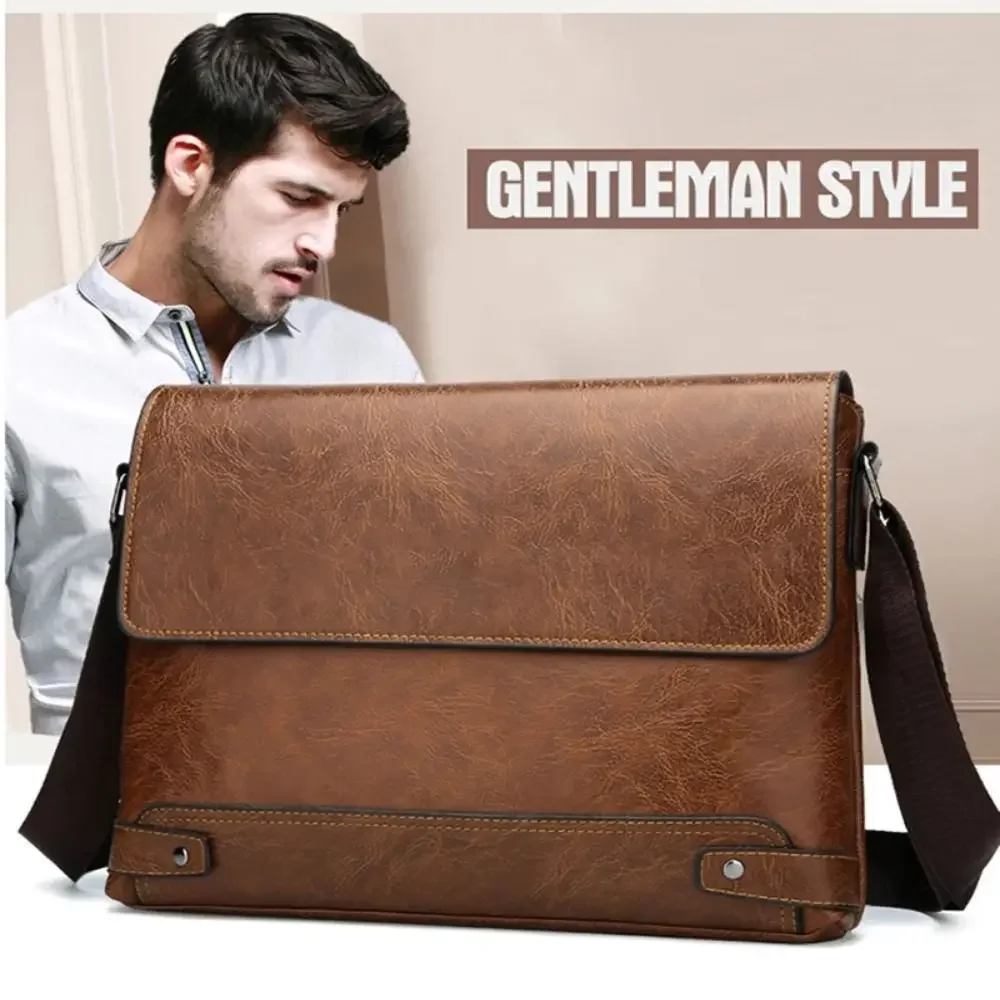 Briefcase For Men PU Leather T - Leather Work Bag Laptop review and price