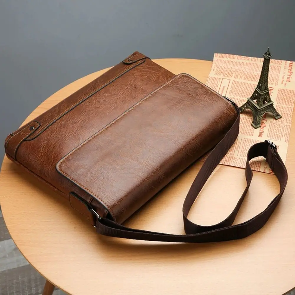Briefcase For Men PU Leather T - Leather Work Bag Laptop review and price