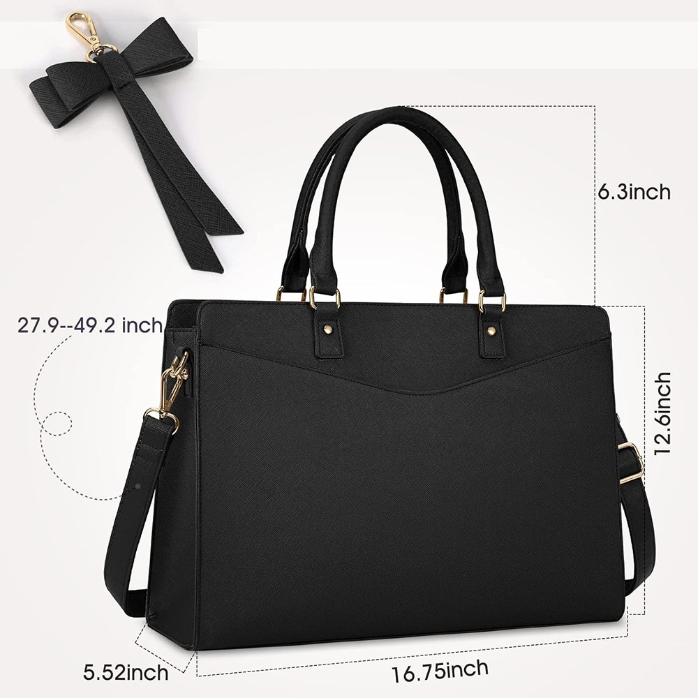 Laptop Bag for Women 15.6 Inch - Leather Work Bag Laptop review and price