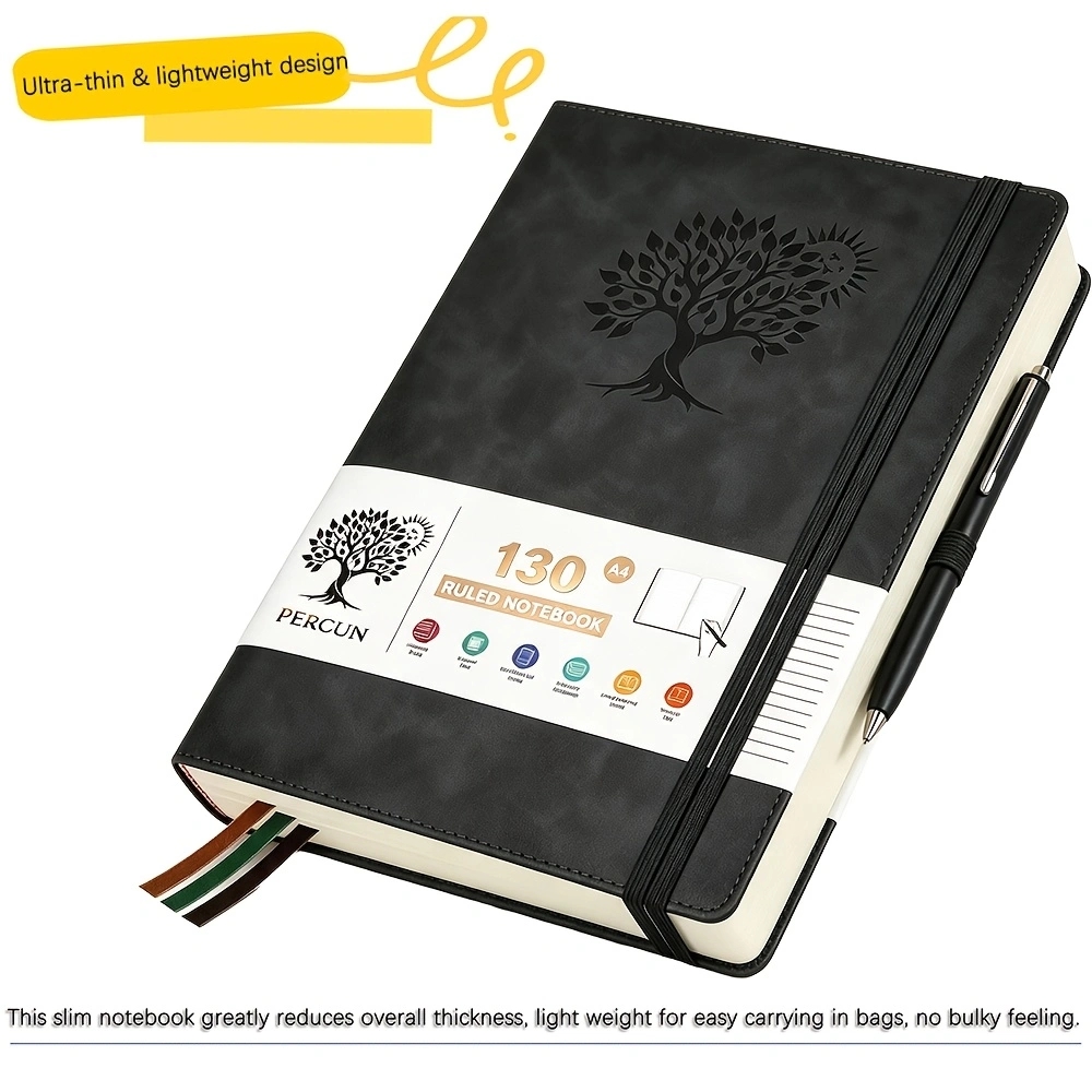 A4 Ruled Hardcover Diary Noteb - Leather Work Diary review and price