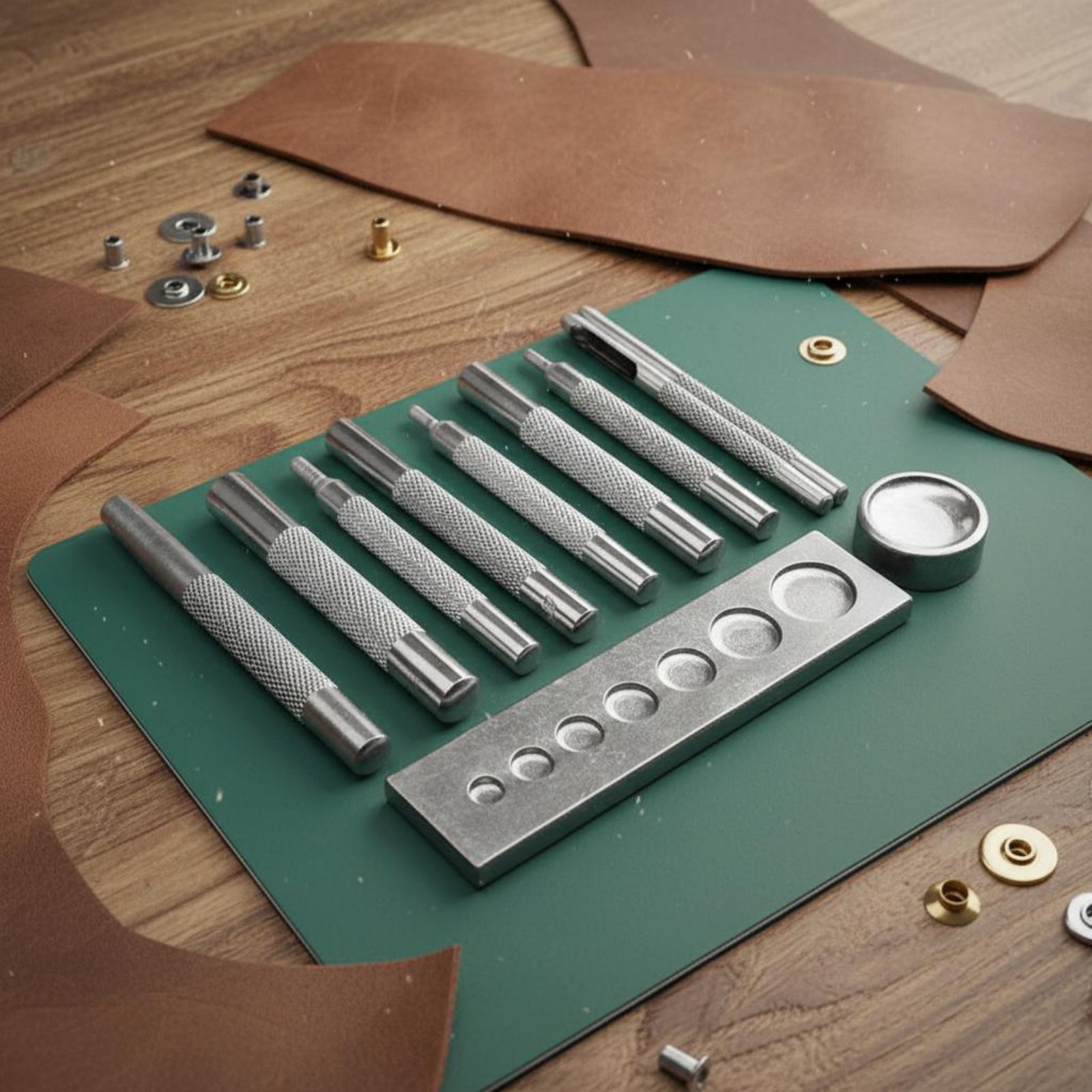 11 Pieces Snap Fastener Tool S - Leatherwork Rivet Setter review and price