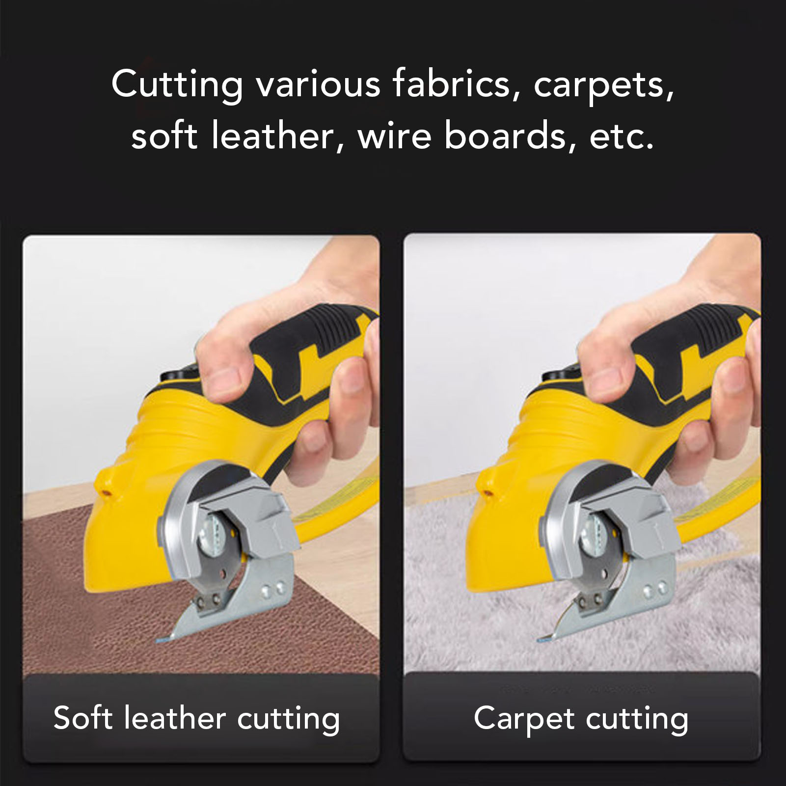 Cordless Carpet Scissors Handh - Leatherwork Knives review and price