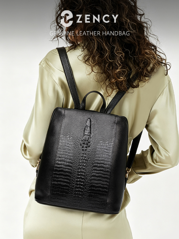 Zency Women's Crocodile Leathe - Leather Work Bag Laptop review and price