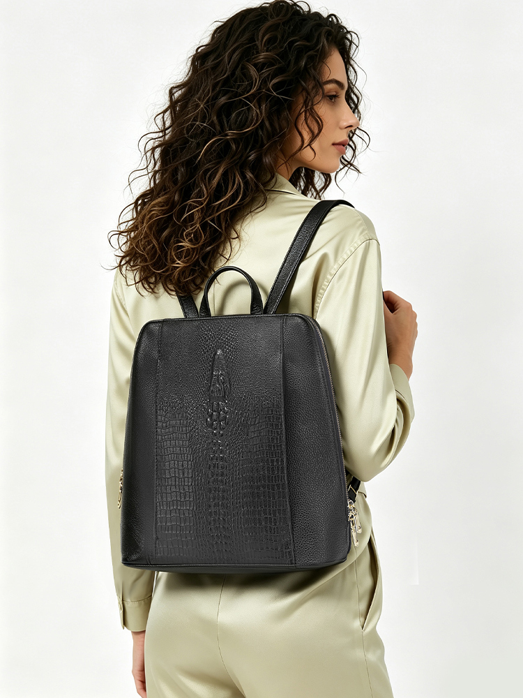 Zency Women's Crocodile Leathe - Leather Work Bag Laptop review and price