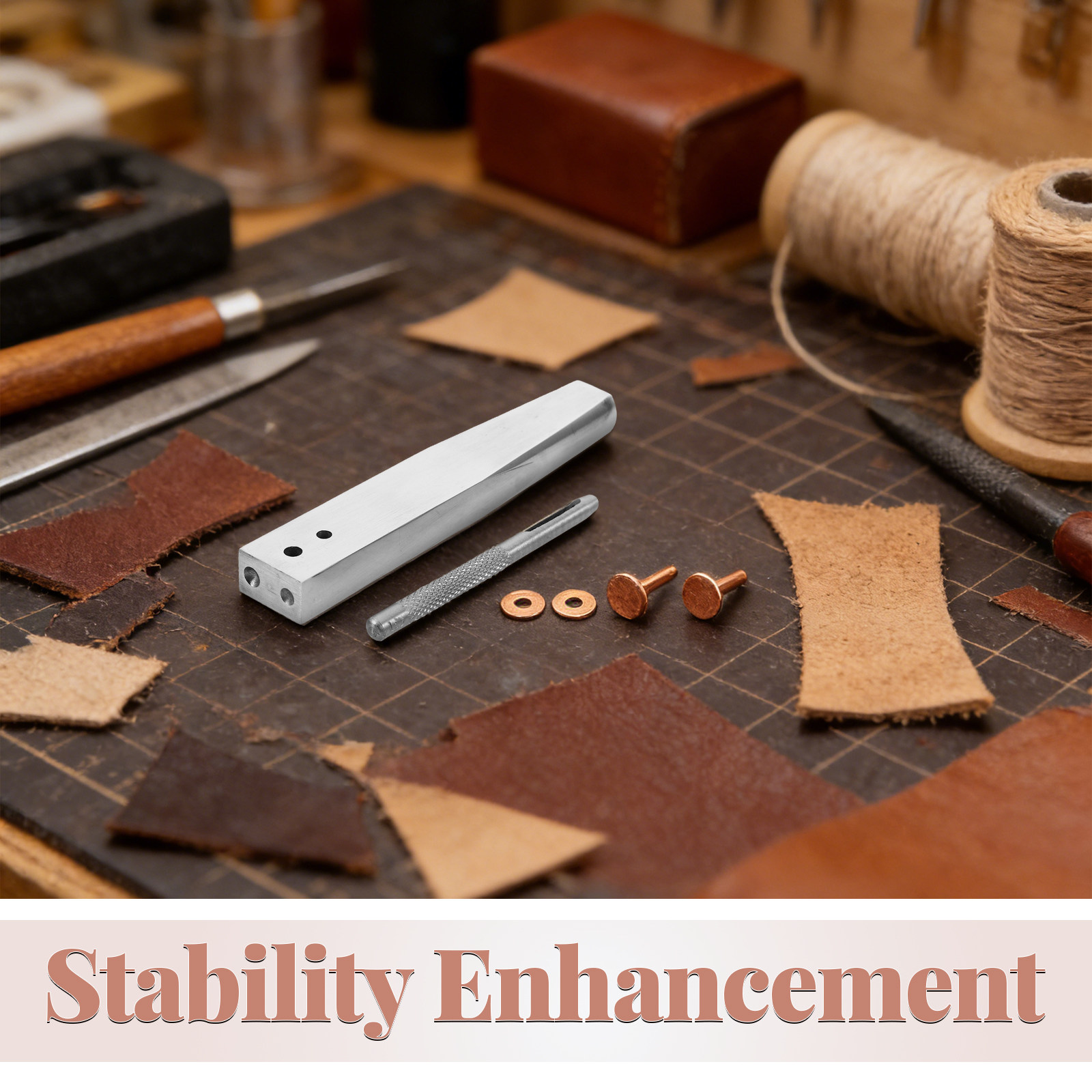 1Set Copper Rivet Tool Kit Riv - Leatherwork Rivet Setter review and price